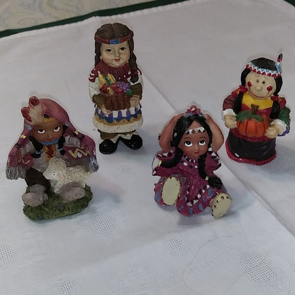 SOLD! Thanksgiving Indian Figurines